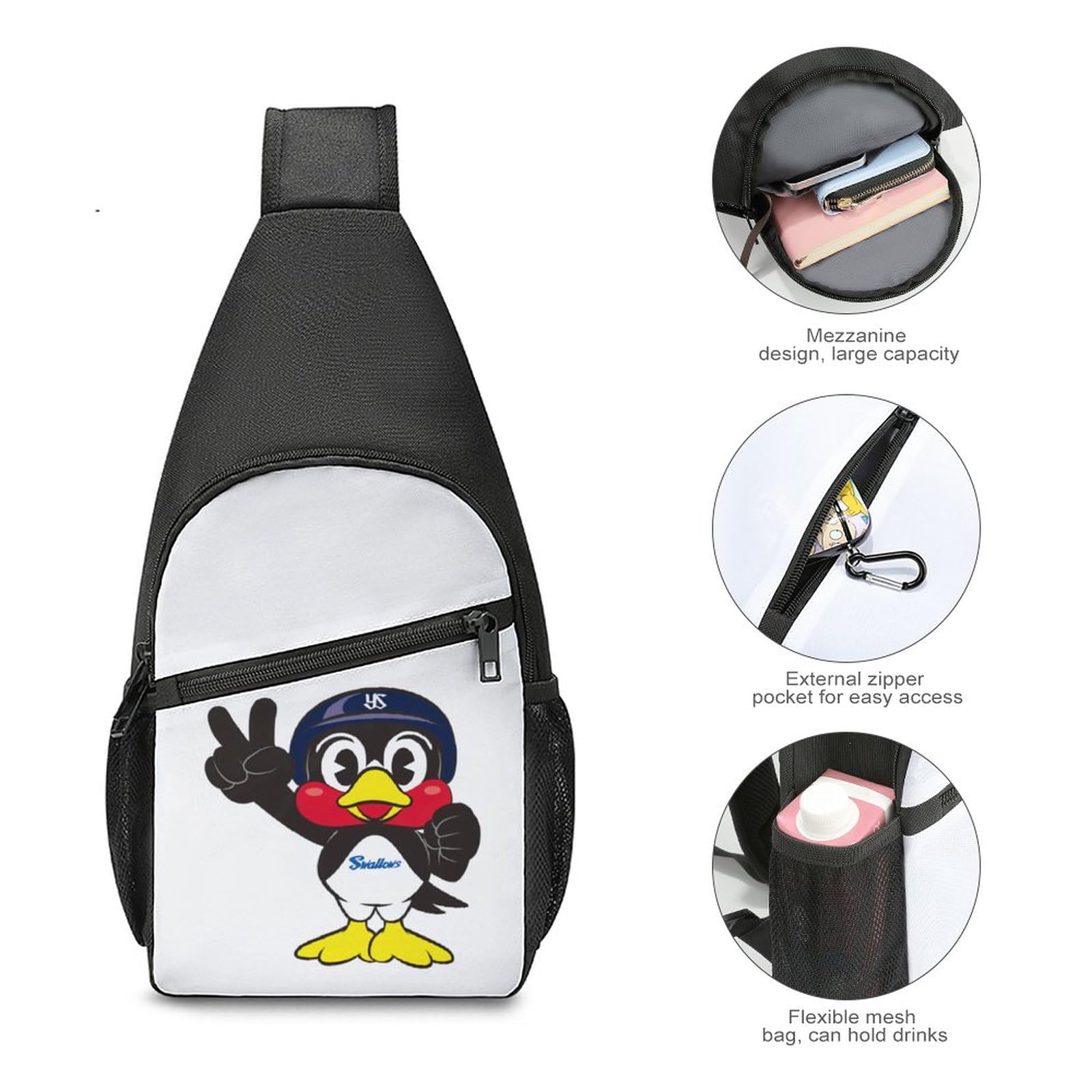 Amazon.co.jp: 東京ヤクルトスワローズ つば九郎 ショルダーバッグ